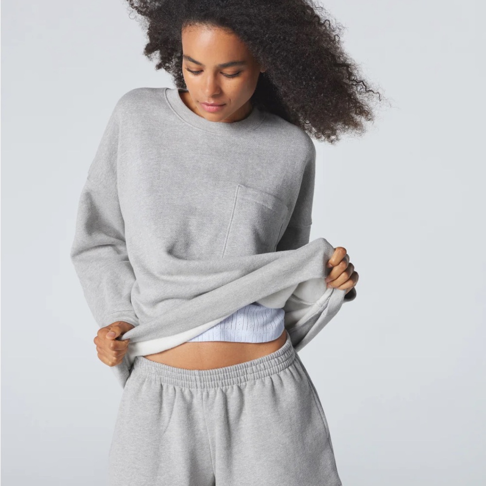 NEW NWT Daphne The Golden Night Sweatshirt Grey Melange XXL by Paige Desorbo - Picture 5 of 12